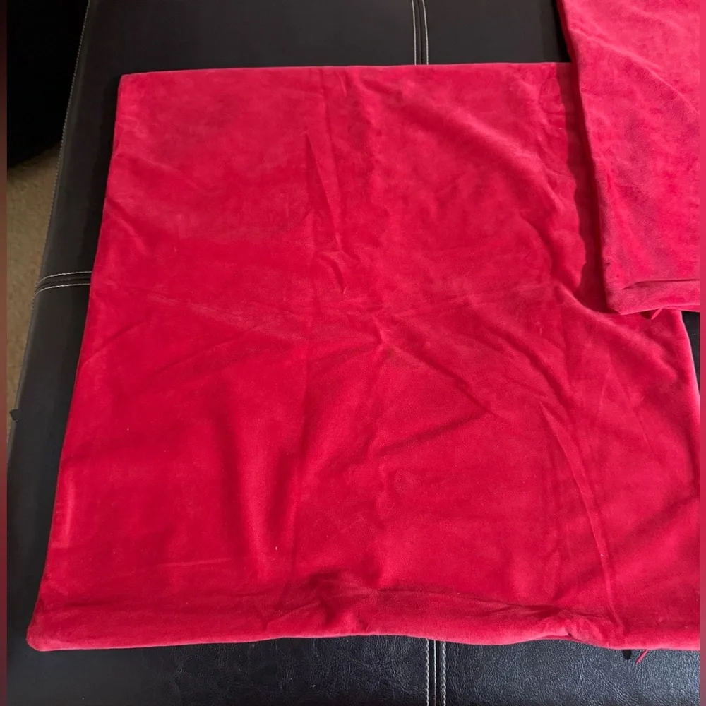 Red Pillow Covers Set